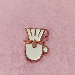 Starbucks anniversary pour-over pin.